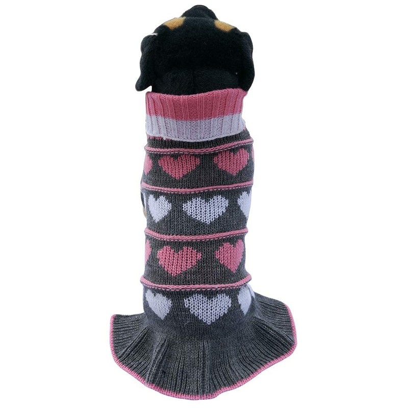 Jecikelon - Suéter para perro, Suéter largo con cuello alto,