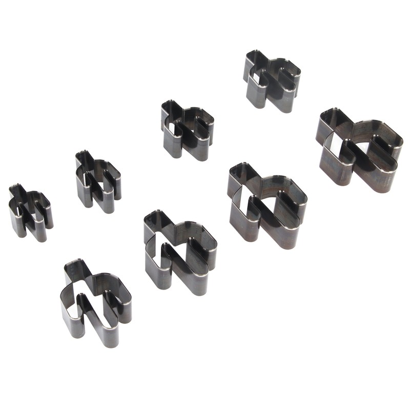 8pcs Leather Shape Punch Cutter Mold High Carbon Steel Hollow