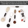 7-Piece Magnetic Measuring Spoons Set – Dual-Sided Stainless Steel, Small