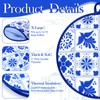 Honeydak 2 Pcs 12 Inch Tortilla Warmer Pouch, Microwavable Insulated