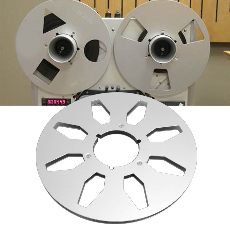 1/4 10.5 Inch Empty Tape Reel Professional 8 Holes Wind