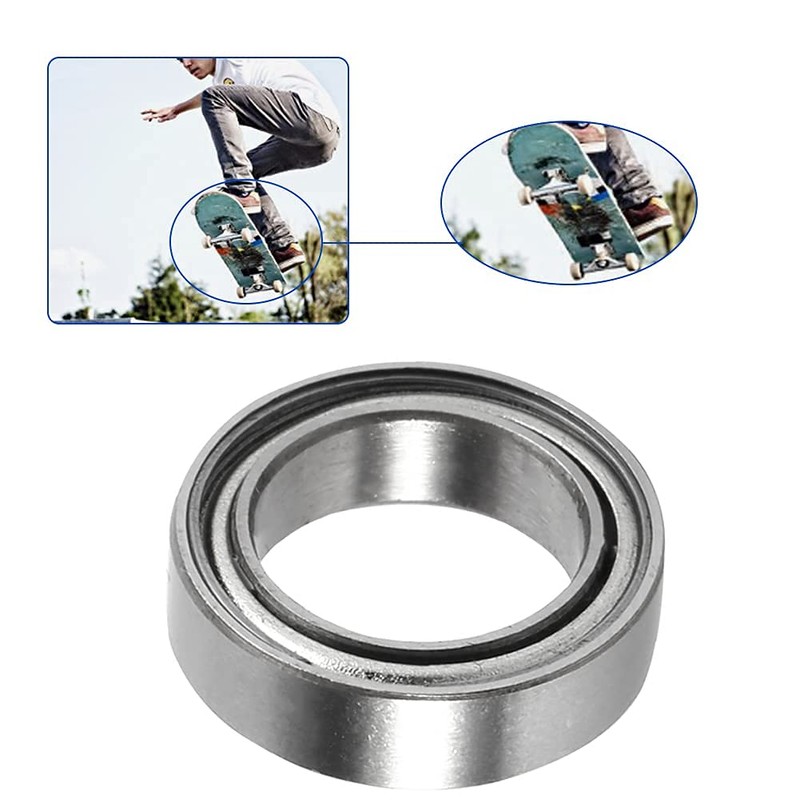 10Pcs Deep Groove Ball Bearings 6700ZZ Double-Shielded Thin Section Miniature