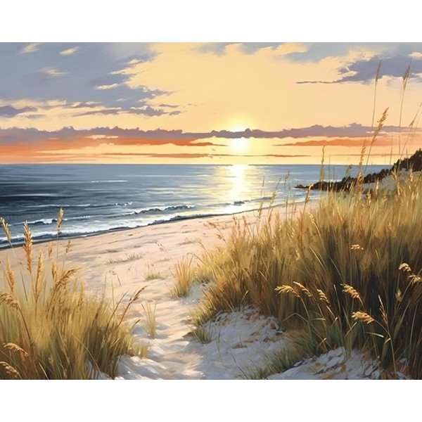 TISHIRON Painting by Hand Painting by Numbers Adult Painting Sets