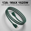 EP 6FT Green Outdoor Extension Cord, 16/3 SJTW Heavy Duty