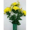 Memory Lane Memorials DIY Silk Flower Yellow Carnation White Lilly
