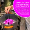 The EggDropper Silicone Egg Boiling Gadget - Cooks 6 Eggs,