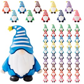 KQDFRSWEW 50 Pcs Mini Gnomes Figures Tiny Miniature Fairy Statues Decorations for Landscape Outdoor Patio Yard Garden Accessories to Hide and See Gifts