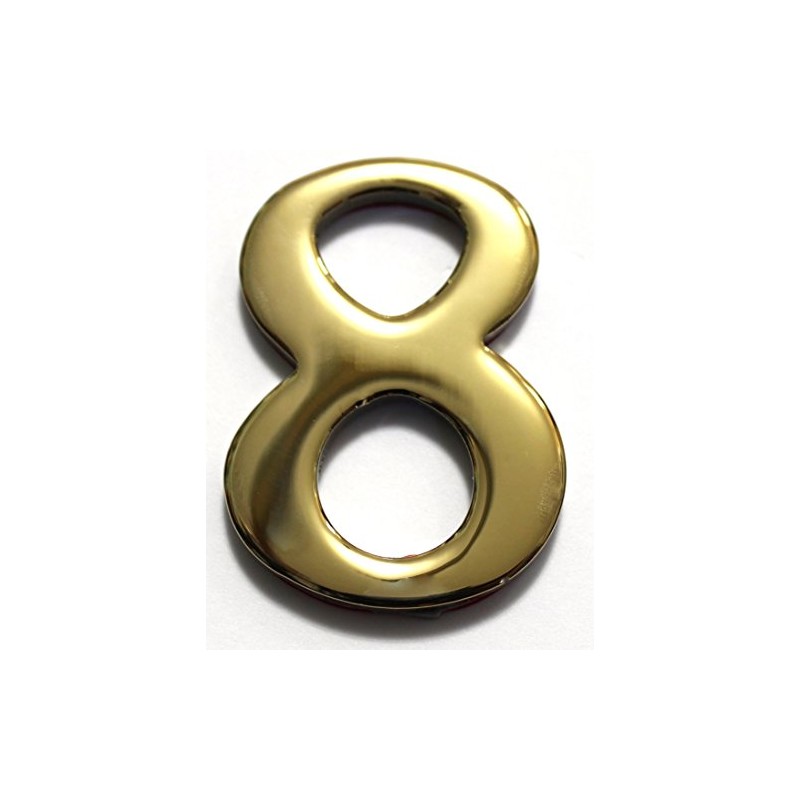 2" Solid Brass Mailbox Number #8 / Better Box Mailboxes