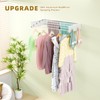 Wall Mounted Drying Rack for Laundry 23.6'', Foldable Laundry Drying