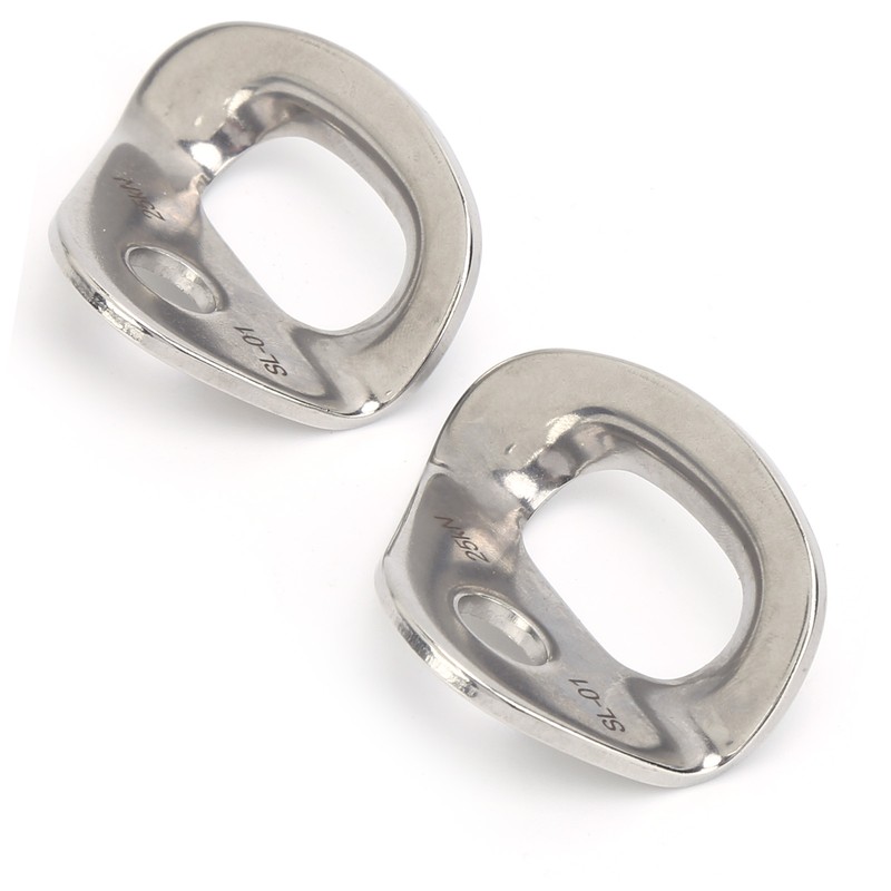 2Pcs Climbing Hangers Stainless Steel Durable Sturdy Smooth Convenient Rock