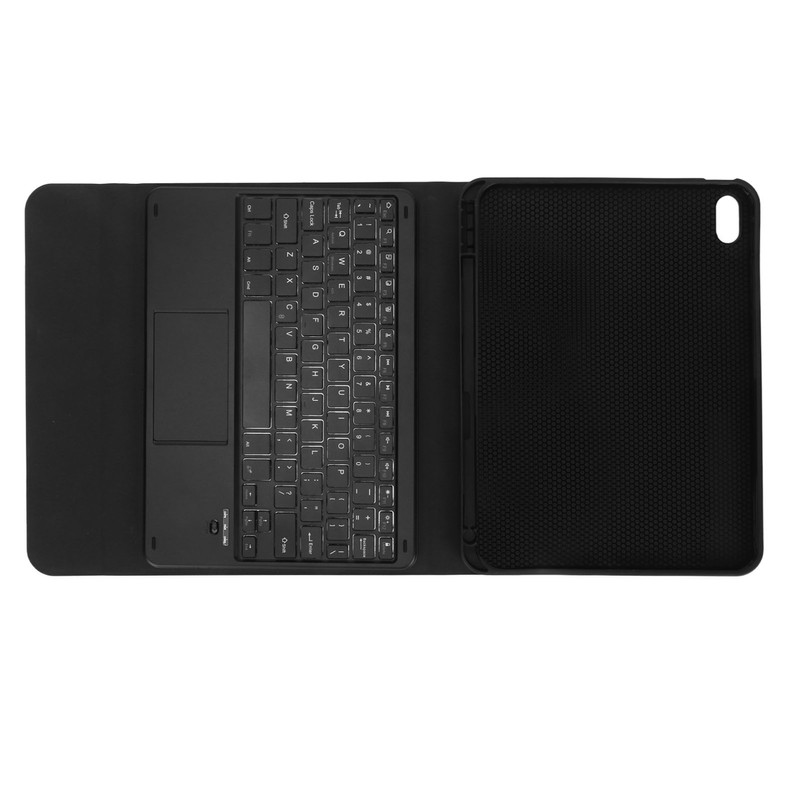 Tablet Case with Magnetic Keyboard Pencil Holder Touchpad for IOS
