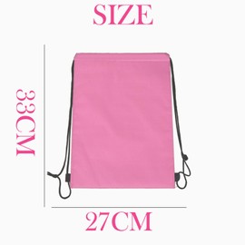 2 Pack Cooler Bag Drawstring Backpack Cooler Bag Foldable and Reusable Aluminum Foil Bag Cooler Bag Suitable for Work School Travel (Pink, Purple)