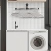 Jeasor Industrial Pipe Clothes Rack Floating DIY Wall Mounted, Heavy