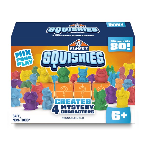 Elmer’s Squishies Kids’ Activity Kit, DIY Squishy Toy Kit Creates