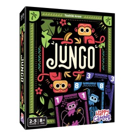 Happy Camper Jungo Card Game Happy Camper HCG-2005 Family Shedding Jungle Fast Quick