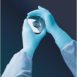 BEST MANUFACTURING CO Best+ Small Blue 11" N-DEX+ Ultimate 6 mil Nitrile Ambidextrous Powder-Free Disposable Gloves With Smooth Finish 9905PFS per BX