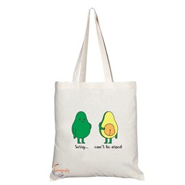 Coralgraph Inc TB1396 Sorry can't be arsed Tea Novelty Present Gift Printed Eco-Friendly Stylish Long Handled Tote Shoulder Bag