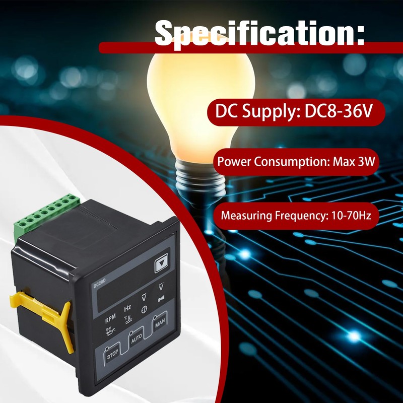DC20D MKII Generator Controller Electronic Generator Controller Module Control Panel