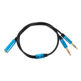 Operitacx Kopfhörerteiler für Computer Audio Splitterkabel für Mikrofon Kopfhörer Professionelles Adapterkabel für Gaming Video Chat Exquisite Verarbeitung