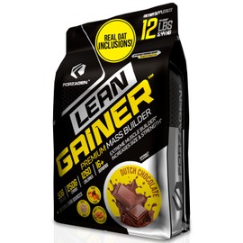 Forzagen Lean Gainer Premium Mass Builder | Mass Gainer Protein Powder for Men & Women | High Calorie Protein, Weight Gain, Bulk, Muscle Building Supplement | Dutch Chocolate, 12 lbs. (16+ Servings)