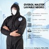 Overol Master - Overol Lavable Impermeable Comodo (Negro, M)