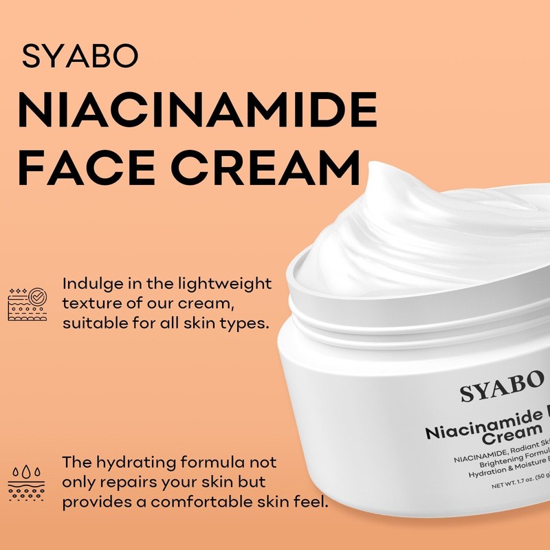 Syabo Niacinamide Face Cream 1.7 oz - Lot of 3