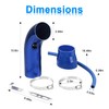 Pindex 3 Inch High Flow 76mm Cold Air Intake Induction