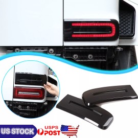 autopart2021 For G-Class W464 G500 G63 2019-2023 Rear Tail Light Lens Cover Trim Smoke black