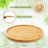 Mumufy 6 Pcs Lazy Susan Organizer Lazy Susan Turntable Organizer