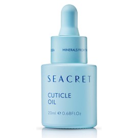 SEACRET Minerals Cuticle Oil, Dead Sea Mineral Nail Care Treatment with Calendula, Argan, Jojoba, Sweet Almond, & Grape Seed Oils, Softens Dry Skin, All Nail Types, Made in Israel, 0.68 Fl Oz / 20 ml