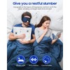 LC-dolida LC-dolida Bluetooth Sleep Mask Headphones 3D Deep Eye Mask with Headphones,Can Play 14 Hours Breathable 200% Blackout Plane Travel Essentials,Sleep Mask Blackout with Travel Bag Tech Gadgets