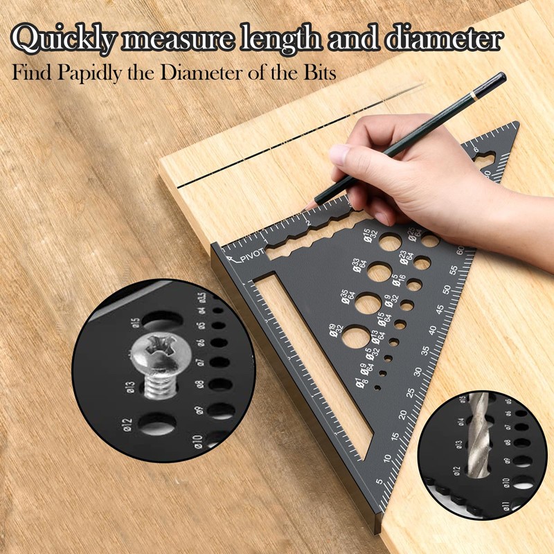 Set Square Carpentry, Set Square, Carpenters Square, Rafter Square with