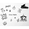 Merry Christmas Rubber Stamp Set