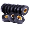 Lichamp 10-Pack Black Electrical Tape Waterproof, 3/4 in x 66ft,