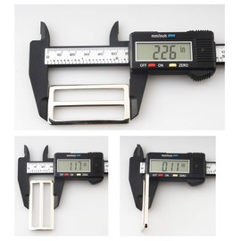 ALLinONE 50mm/2" Metal Slider Tri Glide Buttons Webbing Strap Adjustable Buckle Fastener for DIY Leather Craft beg Belt strap Accessories (Bronze 2pcs)