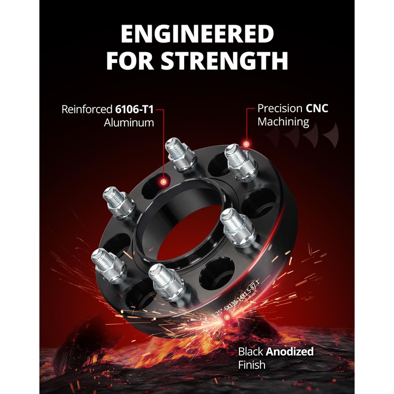 EVIL ENERGY 6x135 Wheel Spacers 1.25 inch Compatible with F150