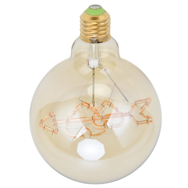 Edison Led Light Bulbs 4W 2200K Warm Light Transparent Energy