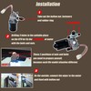Wadoy UTV Windshield Wiper Motor Kit 12V Compatible with Polaris
