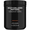 Codeage Suplemento En Polvo Con Péptidos De Colágeno Y Probióticos De Edición Negra, Vitamina C Y Ácido Hialurónico, De Animales Alimentados Con Pasto Y Criados En Pasturas, Hidrolizados, Cero Carbohi
