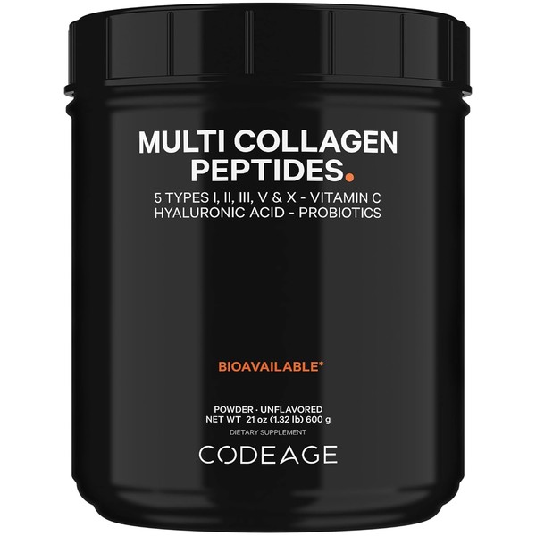 Codeage Suplemento En Polvo Con Péptidos De Colágeno Y Probióticos