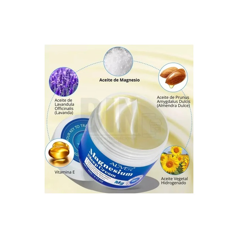 Crema De Magnesio Alivio Muscular Relajación Descansa Mejor