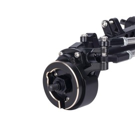 Black Heavy Brass Portal Front Cover Weights 206g for 1/10 RC Crawler Vanquish VS4-10 Phoenix F10 Axle LCG Upgrade Parts