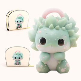 Pomelo Best Women's Card Holder - Mini Credit Card Holder with RFID Protection - with Zip & Cute Motif