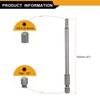 sourcing map H3.5 Hex Head Drill Bit Wrench 3.5mm Metric