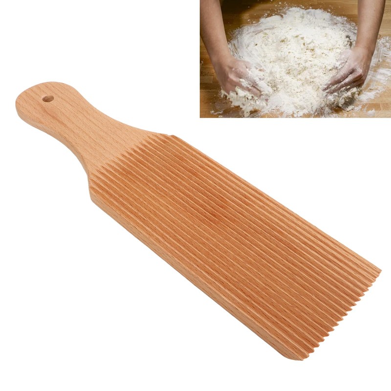 Beech Gnocchi Board,Surface, Lightweight, Practical Gnocchi Roller for Perfect Shape