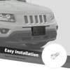 Jimen Fit for Jeep Compass 2011-2017, Front License Plate Frame