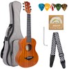 AKLOT 5 Strings Ukulele,Tenor Ukelele 26 inch Solid Mahogany Uke