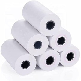 (5 Packs of 10 Rolls) 2 1/4 x 55 thermal paper rolls (50 Rolls) Specially made for Clover Flex Mini, Square Terminal, Ingenico VX 520, PMC05262 Credit Card Receipt Paper