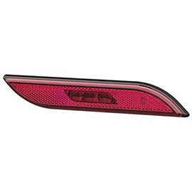 HELLA 2PS 013 307-061 Side Marker Light - Shapeline Style - LED - 12/24V - Glued - Lens Colour: Red - Cable: 250mm - right