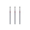 STALEKS PRO Cuticle Cutter Set of 3 Diamond Cutters 4